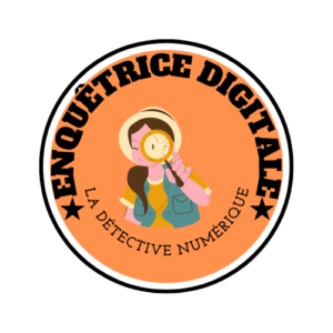logo illustré de la détective numérique