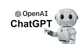 image pour illustrer ChatGPT d'open AI avec un petit robot blanc