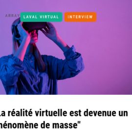 image d'une personne avec un casque de réalité virtuelle
